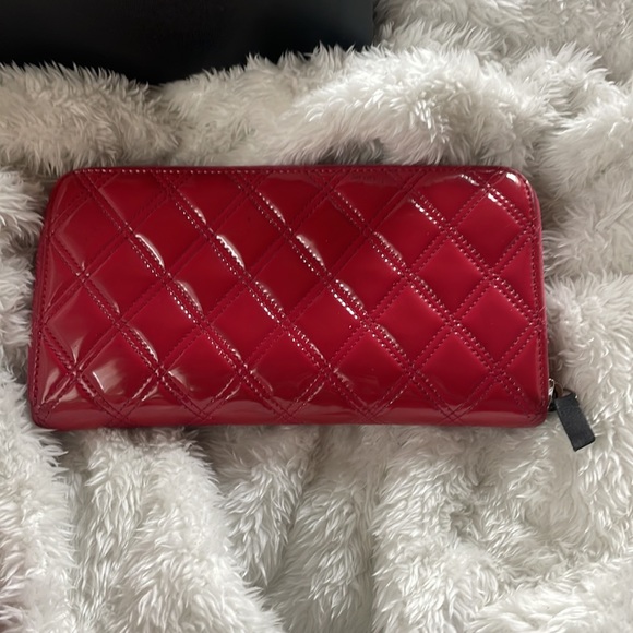 CHANEL Matelasse CC Logo Long Wallet Rose Pink Patent Leather - Picture 5 of 15